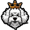 Pudel Hund Krone