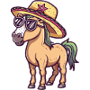 Sombrero Drôle de Cheval