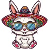 Bunny Comic Sombrero drôle