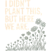 Plant Humor Quote Graphic