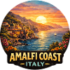 Amalfi Coast Italy Sunset Holiday