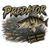 Fressfisch-Zander-Angriffs-Design