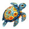 Tortue florale
