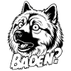 Eurasier | Nager ? | Fond blanc