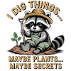 Raccoon Gardener: Digging for Secrets
