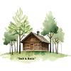Back to Basics Cabin in Woods