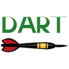 DART Zieltreffer Pfeil Design