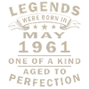 Legends May 1961: Uniquely Aged