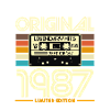 Original 1987 Hits Cassette Rétro