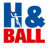Graphismes sportifs de handball H&Ball