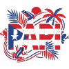 Papi Puerto Rico Flag Frog Tropics