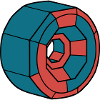 Detailed Skateboard Wheel Crew
