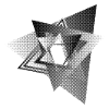 Geometric Starburst Halftone