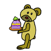 Muffin Bear Teddy Bear Cake Child