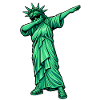 Dabbing Freiheitsstatue