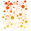 Luminous Anchor with Bubbles