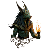 Dragon Egyptian Fire Priest