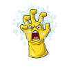 Angry Yellow Gauntlet