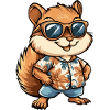 Squirrel Comic Holiday