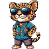 Leopard Comic Vacation