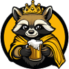 Raccoon Bière Drôle