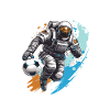Astronaut Fussball Team