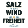 Salt Wind Freedom Maritime Coastal Saying