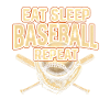 Eat Sleep Baseball Repeat