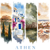 Athens Design – Greece Travel Motif