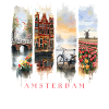 Amsterdam Design – Holland Städtetrip Motiv