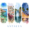 Antalya Design – Turkey Summer Holiday Motif