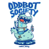 ODDBOT-GESELLSCHAFT Dino-Roboter Blau