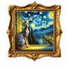 Sphynxkatze Starry Night