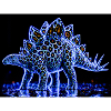 Neon Stegosaurus Glow Pattern