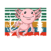 Axolotl Animal Lover Gift Art