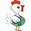 Gardener Chicken Chickens Hobby Gardener