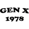 Gen X 1978 Retro Emblem