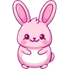 Cute kawaii bunny