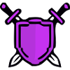 RPG Schild Schwerter Wappen