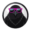 Crow chic roseglasses