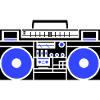 Ghetto blaster radio