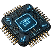 Cyberchip Neon Circuit