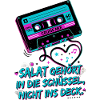 Retro Kassette Audio Band Salat