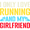 Running I Only Love Marathon Runner