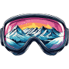 Ski Goggles Mountains Ski