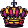 Krone Bunt Symbol
