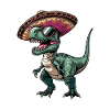 Dinosaur T-Rex Funny Sombrero