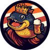 Piranha Fish Beer Funny