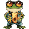 Frog Comic Holiday