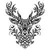 Celtic Deer Head Knot Pattern